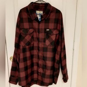 Mens Dixxon 4x TKO limited edition flannel shirt